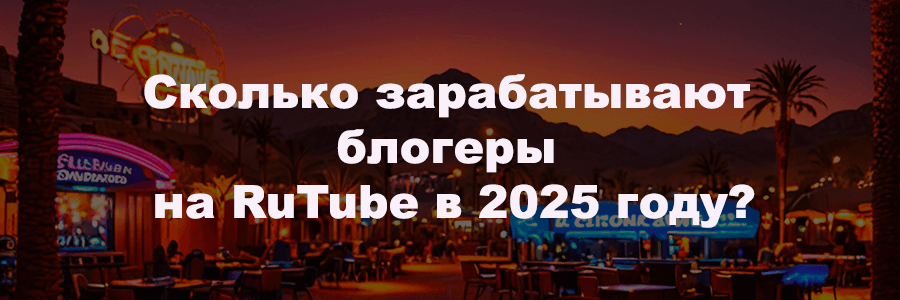 Сколько блогеры RuTube получают в 2025 году?